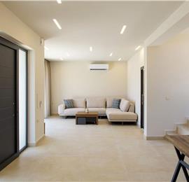  3 bedroom stone villa with pool & seaview, near Acharavi, sleeps 6